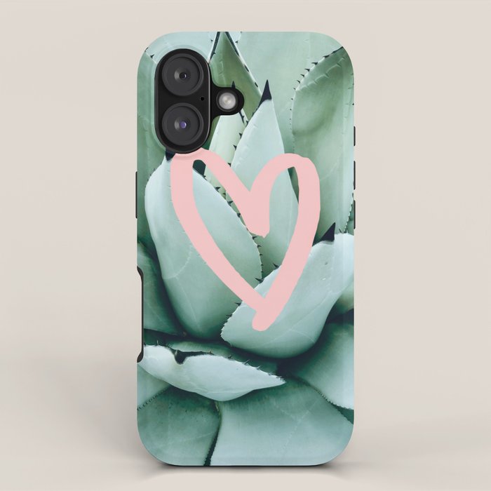 Succulent love iPhone Case Gallery Image 1