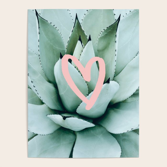 Succulent love Poster Gallery Image 1