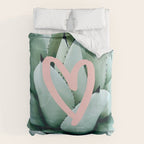Succulent love Duvet Cover Gallery Image 6
