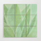 Spring Succulent Wood Wall Art Gallery Image 1