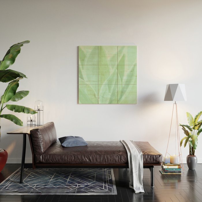 Spring Succulent Wood Wall Art Gallery Image 2