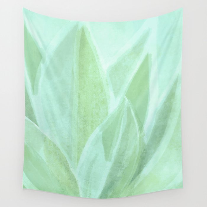 Spring Succulent Wall Tapestry Gallery Image 4