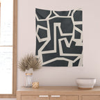 Fragmented Paths 1 Wall Tapestry Gallery Image 2
