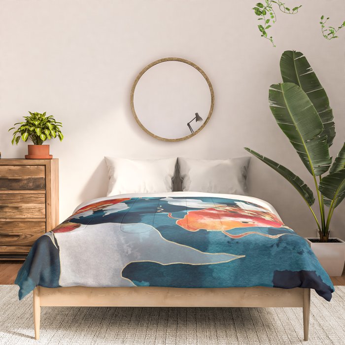 Metallic Koi II Comforter Gallery Image 3