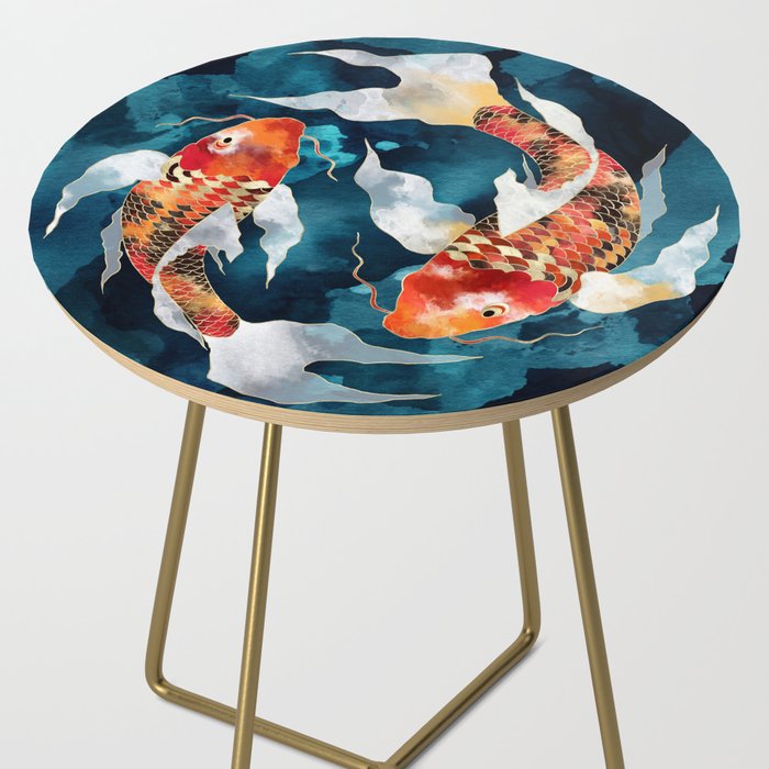 Metallic Koi II Side Table Gallery Image 2
