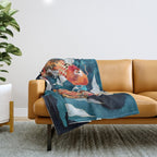 Metallic Koi II Throw Blanket Gallery Image 1