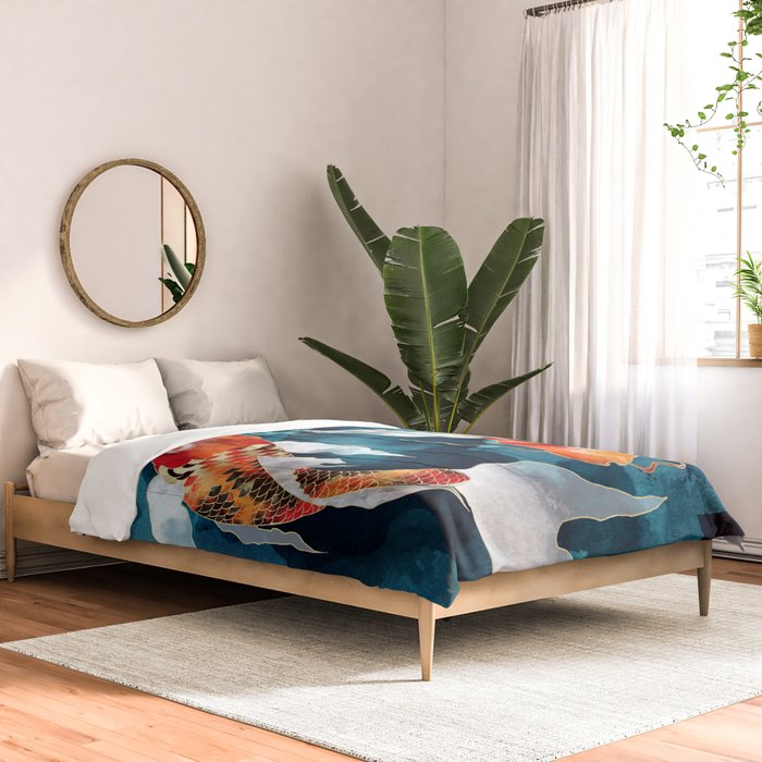 Metallic Koi II Comforter Gallery Image 2