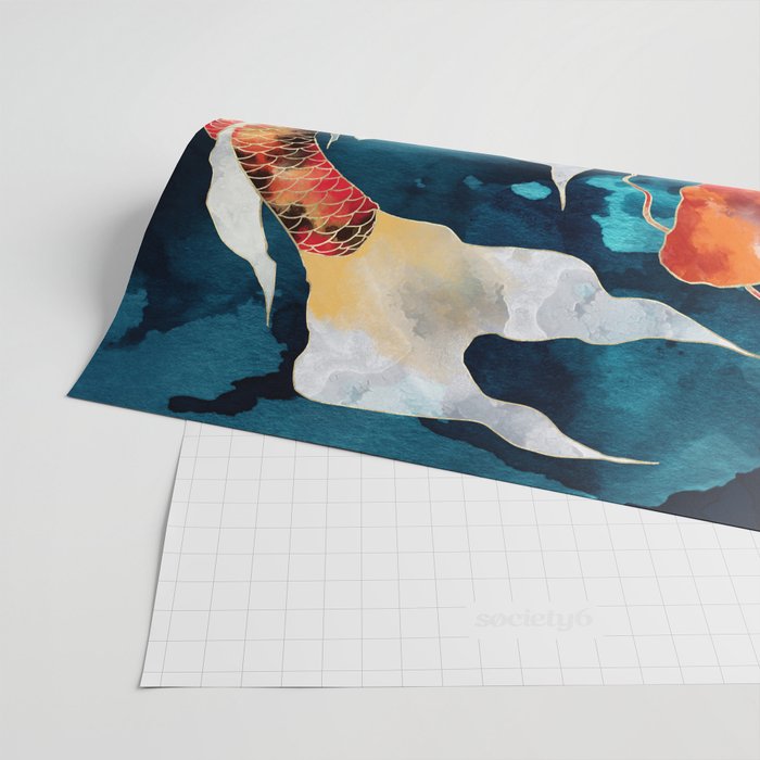 Metallic Koi II Wrapping Paper Gallery Image 2