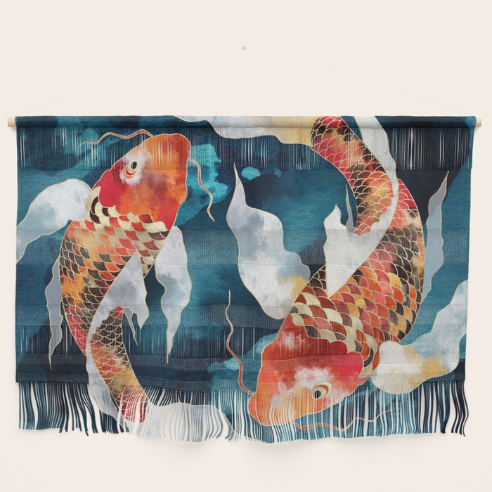 Metallic Koi II Wall Hanging Gallery Image 1