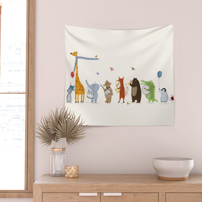 little parade Wall Tapestry Gallery Image 2