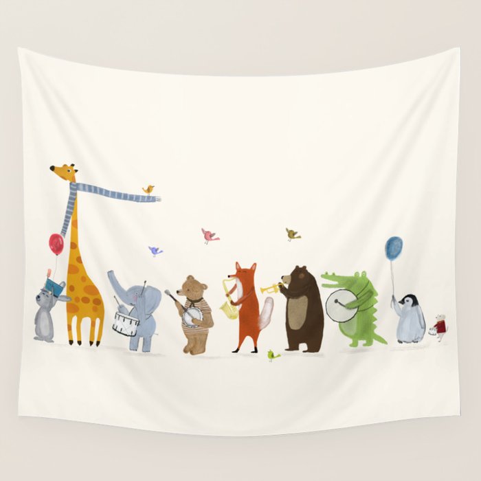little parade Wall Tapestry Gallery Image 1