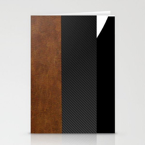 Carbon Leather Mix Stationery Card Gallery Image 2
