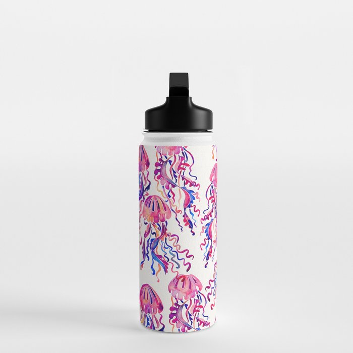 Jellyfish - Magenta Palette Water Bottle Gallery Image 3