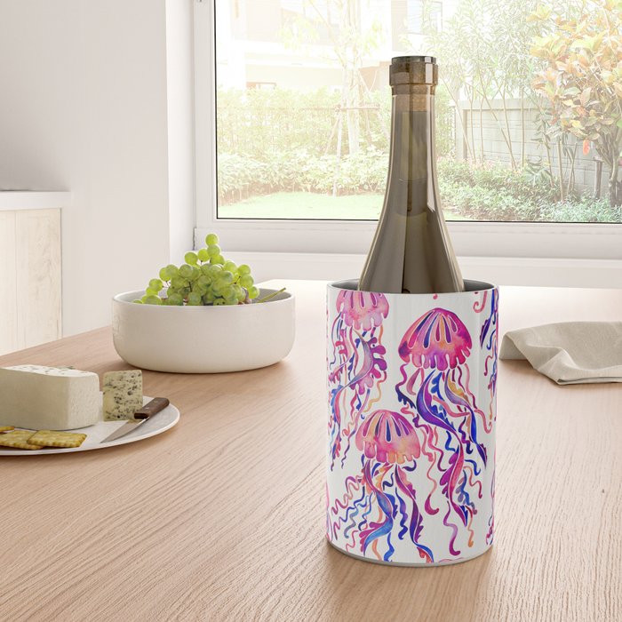 Jellyfish - Magenta Palette Wine Chiller Gallery Image 4