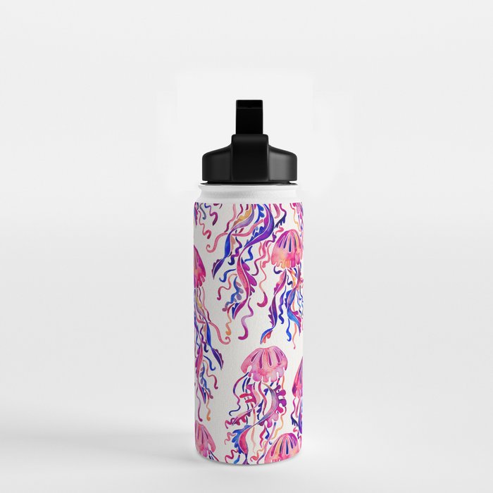 Jellyfish - Magenta Palette Water Bottle Gallery Image 2