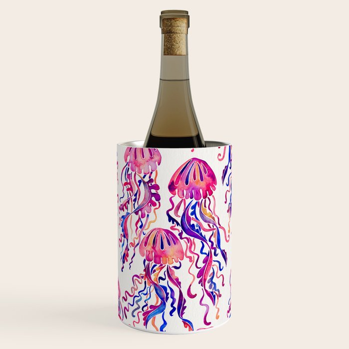 Jellyfish - Magenta Palette Wine Chiller Gallery Image 1