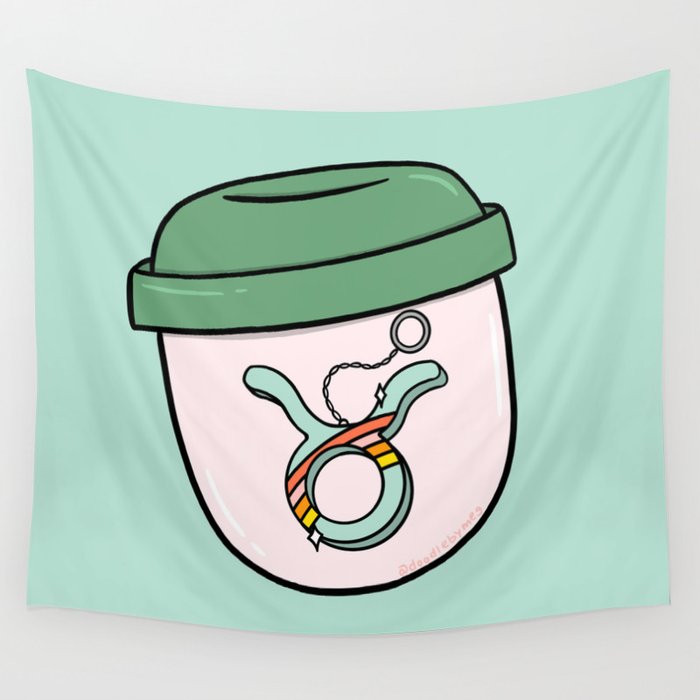 Taurus Keychain Wall Tapestry Gallery Image 4