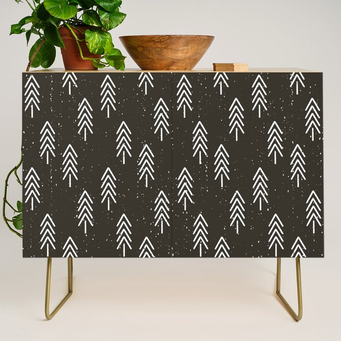 Pine Trees . Charcoal Credenza Gallery Image 1