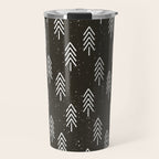 Pine Trees . Charcoal Travel Mug Gallery Image 1