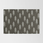 Pine Trees . Charcoal Rug Gallery Image 2