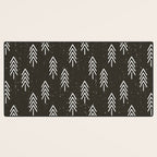 Pine Trees . Charcoal Desk Mat Gallery Image 3
