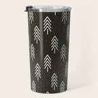 Pine Trees . Charcoal Travel Mug Gallery Image 3