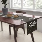 Pine Trees . Charcoal Table Runner Gallery Image 2