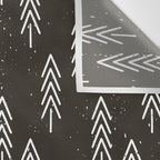 Pine Trees . Charcoal Wall Tapestry Gallery Image 3