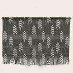 Pine Trees . Charcoal Wall Hanging Gallery Image 1