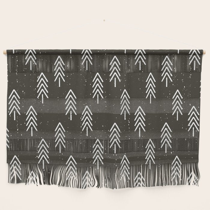 Pine Trees . Charcoal Wall Hanging Gallery Image 1