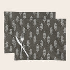 Pine Trees . Charcoal Placemat Gallery Image 1