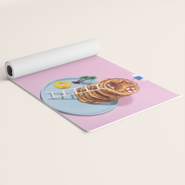 Pancakes pool Yoga Mat Gallery Image 2