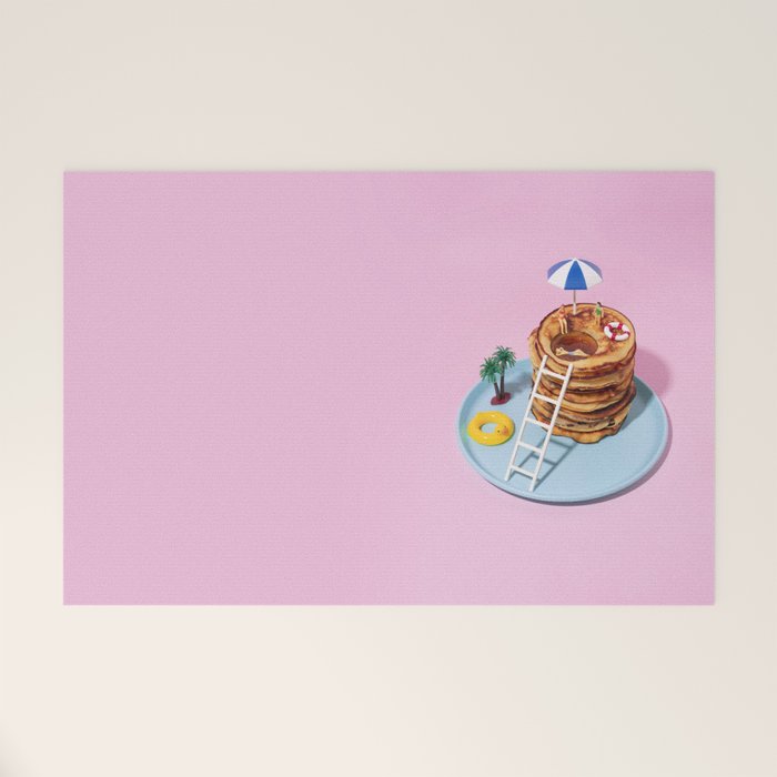 Pancakes pool Welcome Mat Gallery Image 1