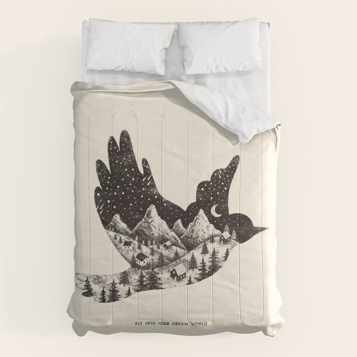FLY INTO YOUR DREAM WORLD Comforter Gallery Image 6