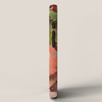 pink summer roses 2 triptych abstract iPhone Case Gallery Image 2