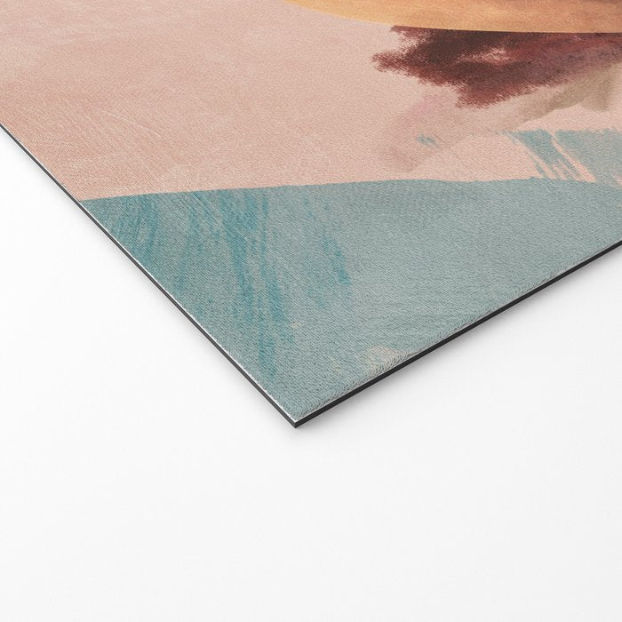 pink summer roses 2 triptych abstract Welcome Mat Gallery Image 2