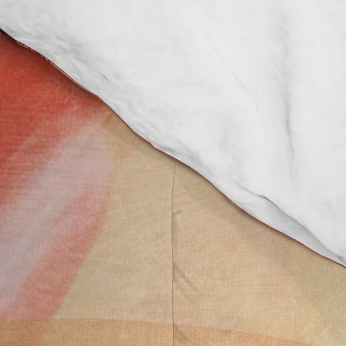 pink summer roses 2 triptych abstract Comforter Gallery Image 4