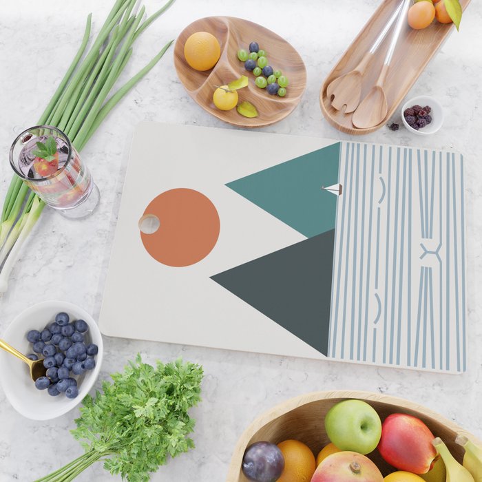 Cat Landscape 9 Cutting Board Gallery Image 2