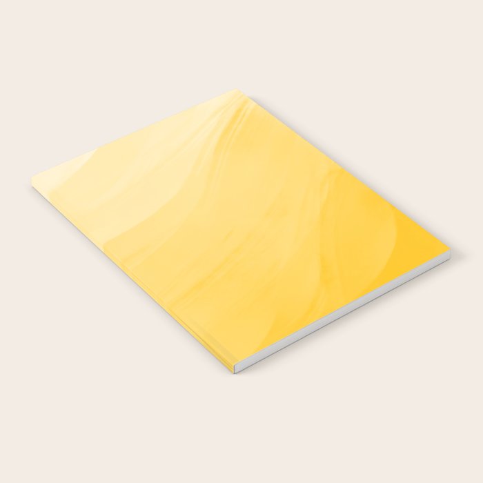 Monochromatic Pale Yellow into Gold Abstract Painting Notebook Gallery Image 2