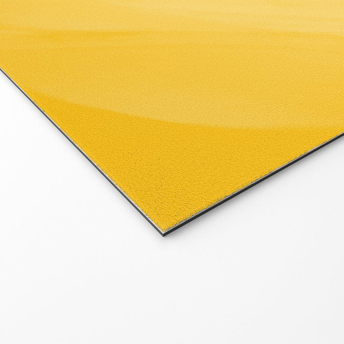 Monochromatic Pale Yellow into Gold Abstract Painting Welcome Mat Gallery Image 2