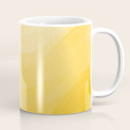 Monochromatic Pale Yellow into Gold Abstract Painting Coffee Mug Gallery Image 1