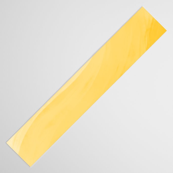 Monochromatic Pale Yellow into Gold Abstract Painting Table Runner Gallery Image 3