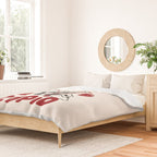 Not Today Cupid Funny Anti Valentine Quote Duvet Cover Gallery Image 2