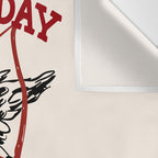 Not Today Cupid Funny Anti Valentine Quote Wall Tapestry Gallery Image 3