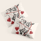 Not Today Cupid Funny Anti Valentine Quote Pillow Sham Gallery Image 3