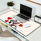 Not Today Cupid Funny Anti Valentine Quote Desk Mat Gallery Image 2