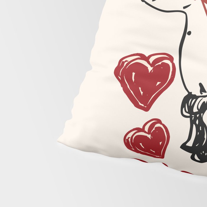 Not Today Cupid Funny Anti Valentine Quote Pillow Sham Gallery Image 4