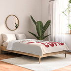 Not Today Cupid Funny Anti Valentine Quote Comforter Gallery Image 2