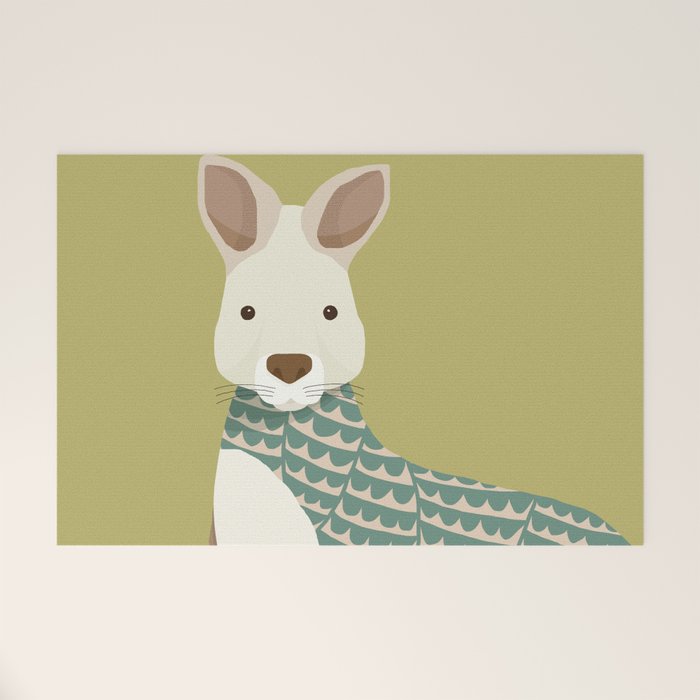 Whimsical Kangaroo Welcome Mat Gallery Image 1