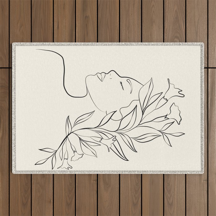 Blooming I Outdoor Rug Gallery Image 1
